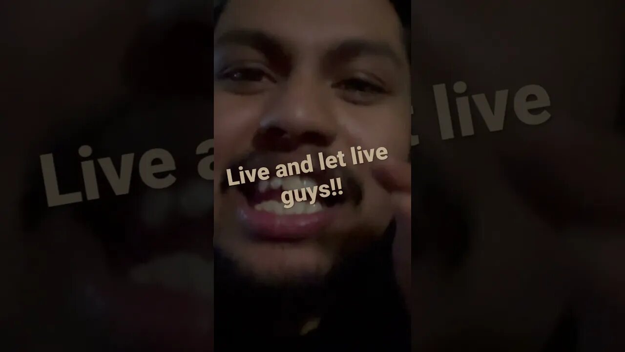 Live and let live guys!!