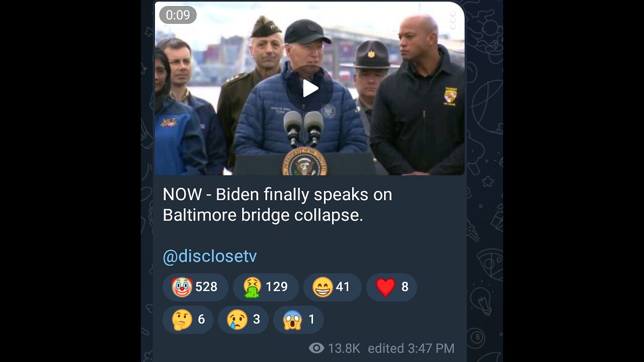 News Shorts: Biden Finally Talks Baltimore Fallen Bridge