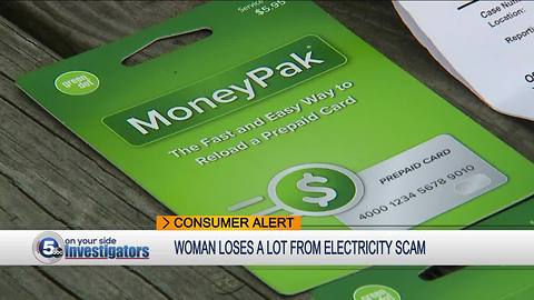 Kent resident paid nearly $600 to scammers she thought was Ohio Edison