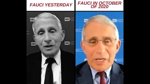 FAUCI - caught in LIE. Recommended Shutdown