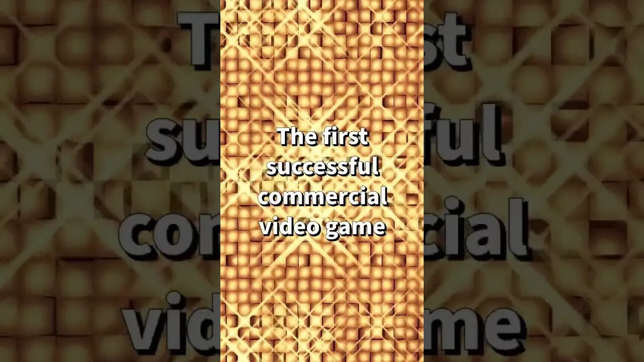 The First Commercial Video Game Ever Made - Can You Guess It? || #technology #trivia