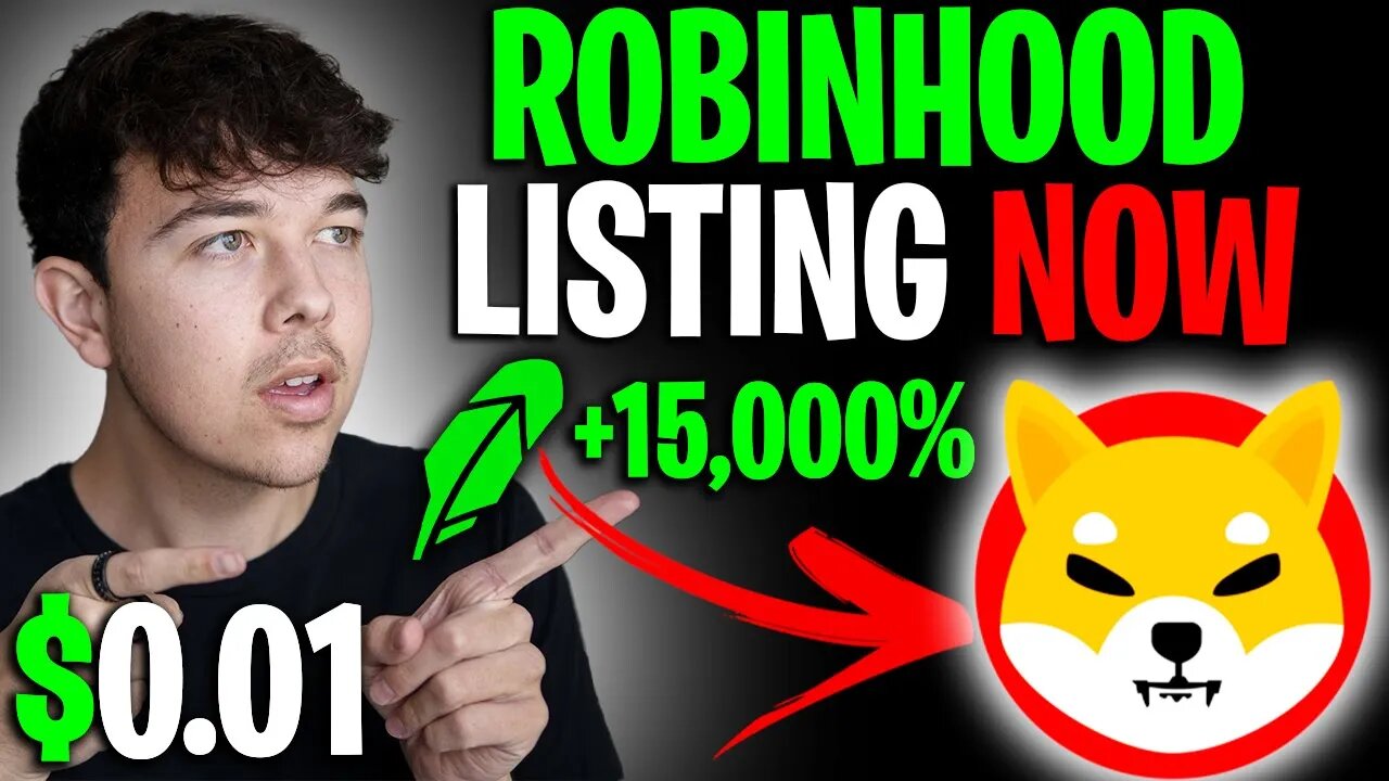 ROBINHOOD HUGE SURPRISE FOR SHIBA INU COIN 🔥 SHIB PRICE PREDICTION 🚨