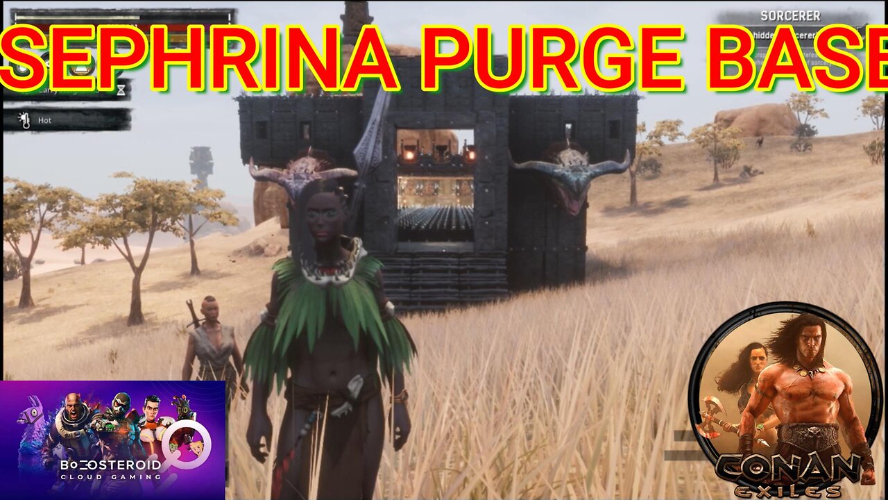 Conan Exiles, Sephrina, Purge Base, Busty #Boosteroid #conanexiles #slarthegorn