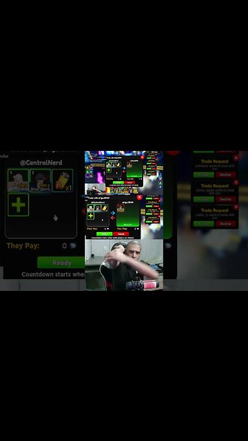 TRADE DIO Over Heaven NA UPDATE 12 DE ANIME ADVENTURES #shorts #roblox #minecraft