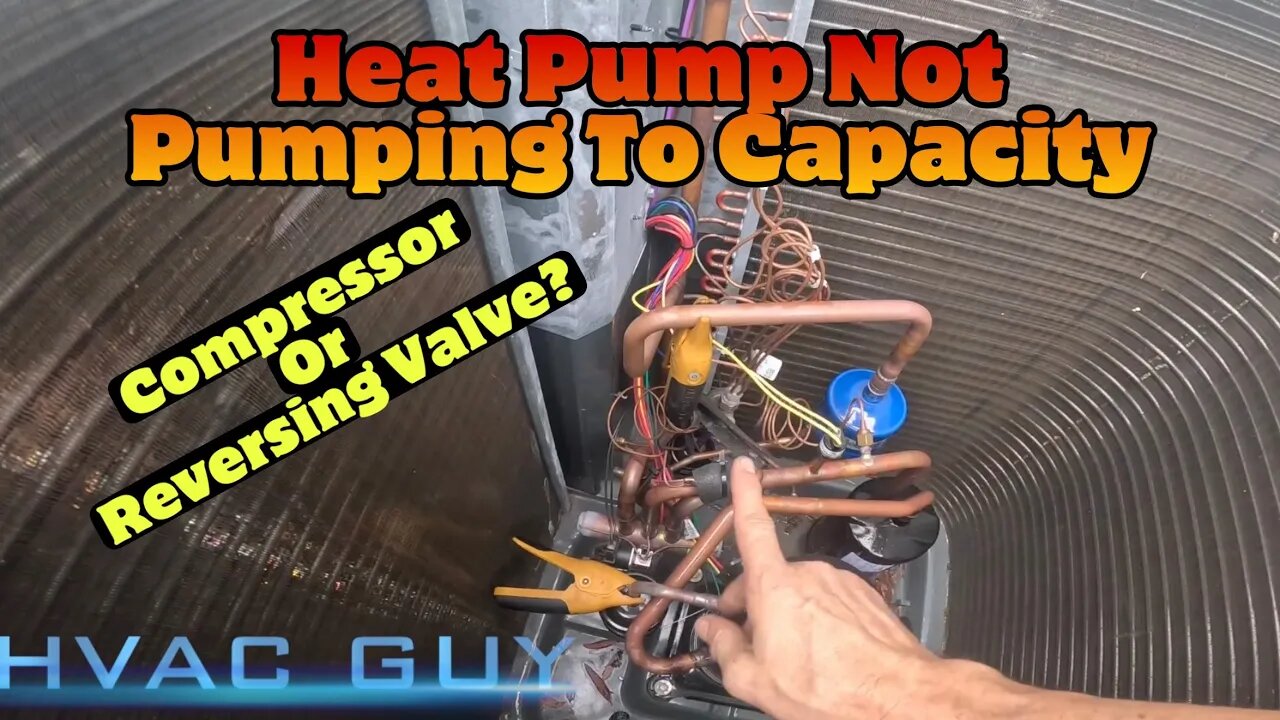 Diagnosing A Heat Pump That Won’t Pump As It Should! #hvacguy #hvaclife