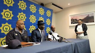 SOUTH AFRICA - Cape Town - Bheki Cele visits cop that was shot (Video) (aSq)