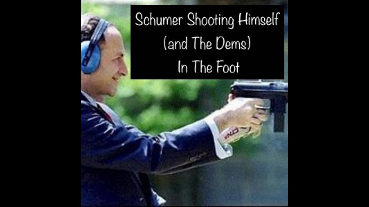 Schumer Shooting Himself (and The Dems) In The Foot