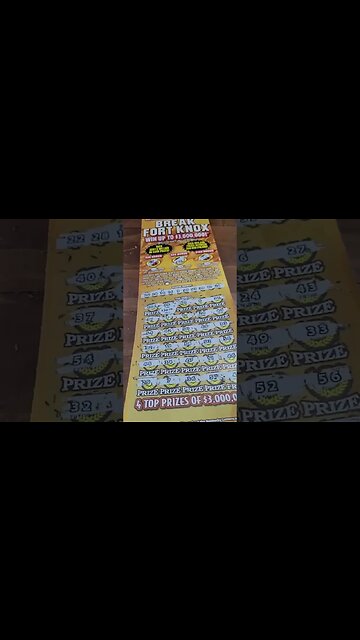 Fort Knox Kentucky Lottery Ticket! #lottery