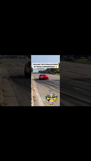 🚨🔥 Breaking the Law: Cops Take Seized Hellcat for Wild Ride! You Won't Believe What Happens😱🏍️