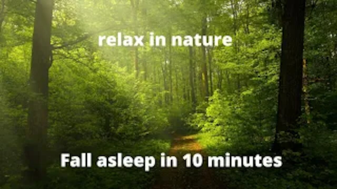 Amazing relaxing nature video to help you fall sleep