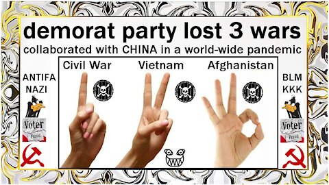 demorat party lost 3 wars