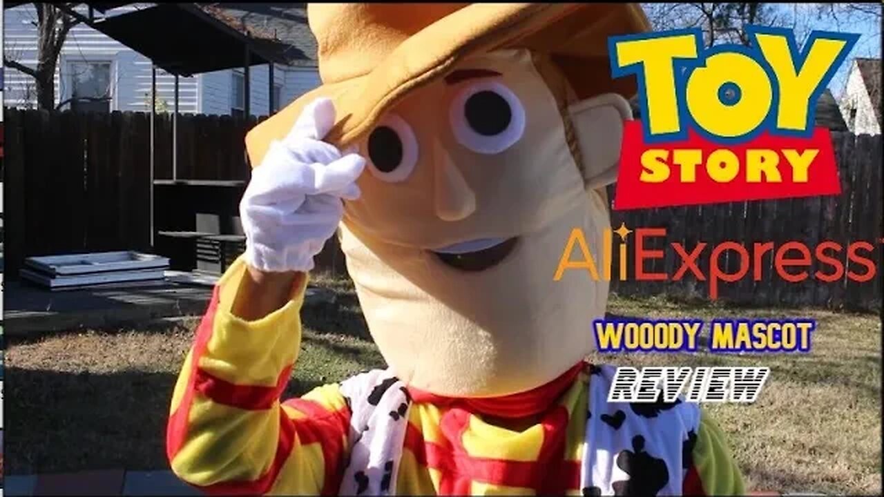 Toy Story Woody Mascot Costume review