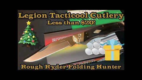 Rough Ryder Folding Titanium Hunter RR1779! Less that 20 bucks!