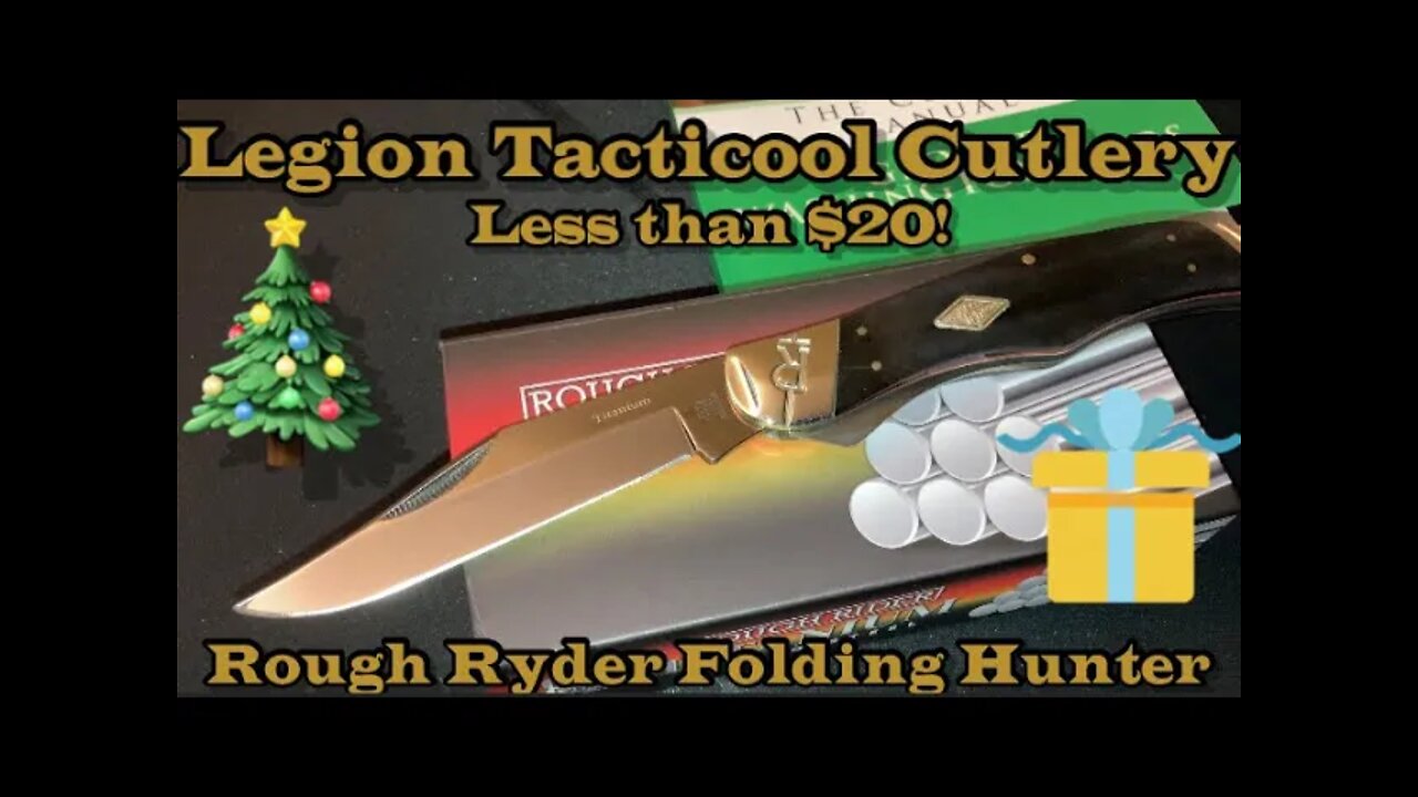 Rough Ryder Folding Titanium Hunter RR1779! Less that 20 bucks!