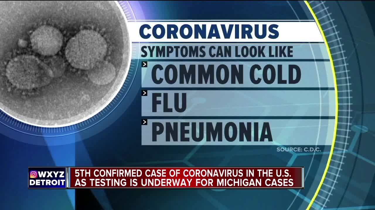 5th confirmed case of Coronavirus in the U.S.