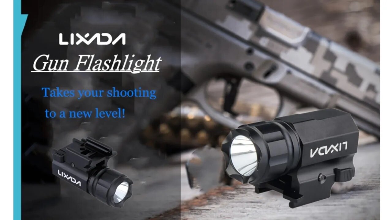 Laxada Gun Flashlight works great with Glock 19 17