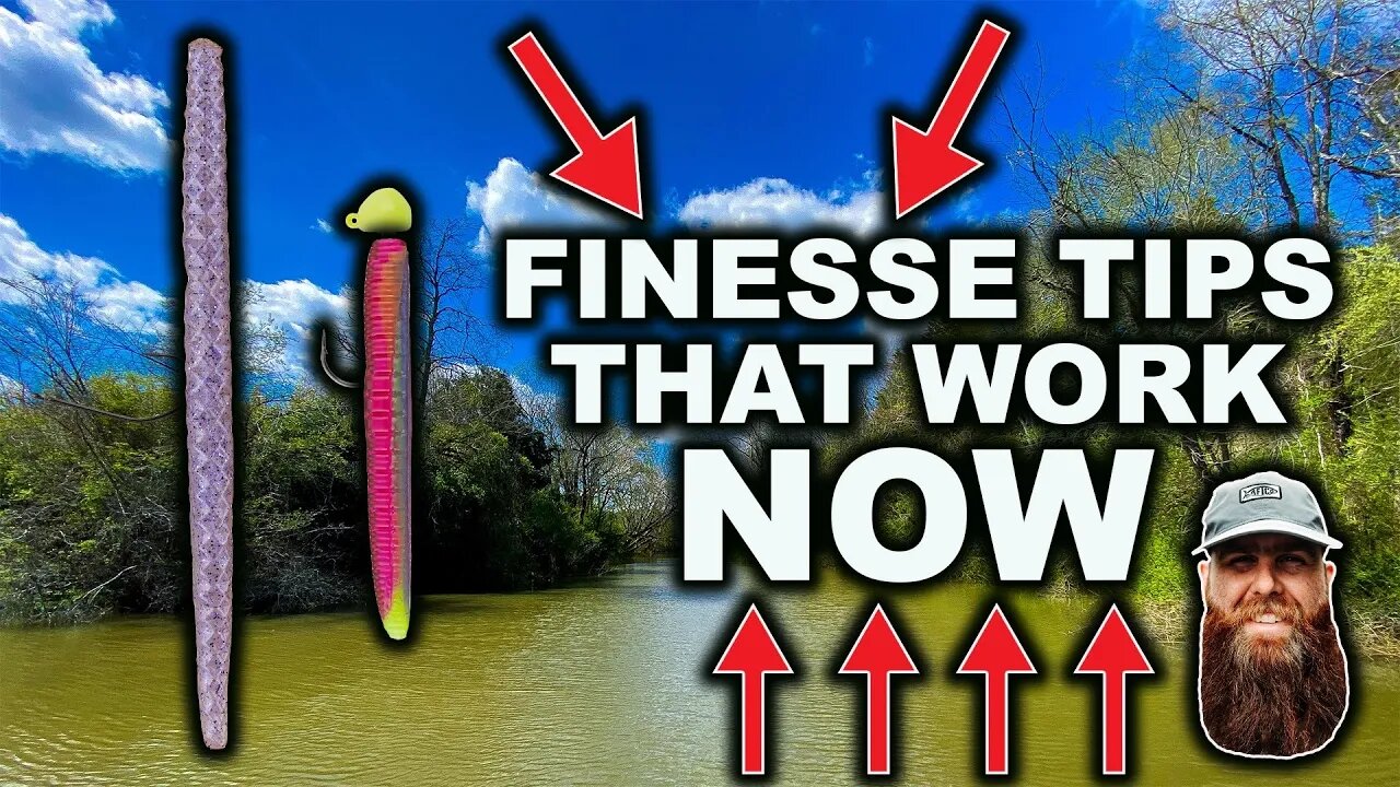 Finesse Fishing Tricks for LATE SUMMER Bass Fishing!