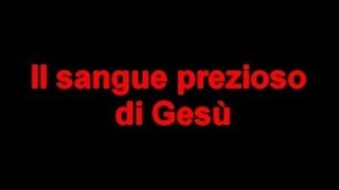 IL RISCATTO COL SANGUE DI CRISTO... PERCHÉ SI DOVEVA PAGARE?06-01-18. FLLO ELISEO BONANNO.