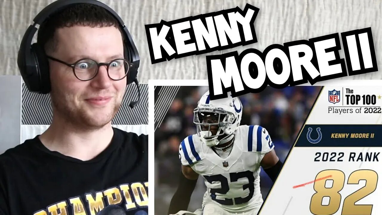 Rugby Player Reacts to KENNY MOORE (Indianapolis Colts, CB) #82 NFL Top 100 Players in 2022