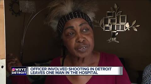 Man injured in officer-involved shooting on Detroit's west side