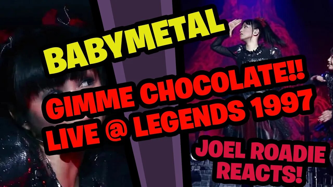 BABYMETAL - Gimme Chocolate!! (LIVE "LEGEND 1997" [SU-METAL Seitan Sai] 2013) - Roadie Reacts