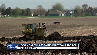 Local companies benefit from Foxconn construction