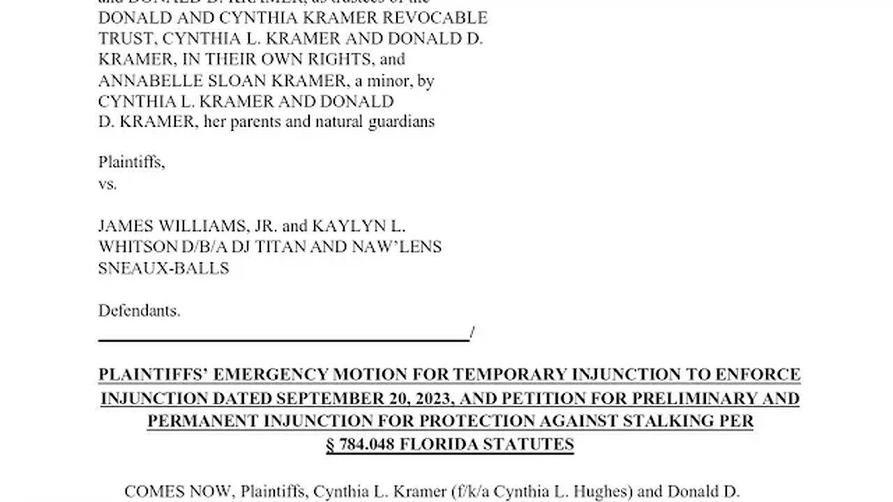 The emergency injunction that was denied yesterday .....73 pages #operationjaybird 🦜