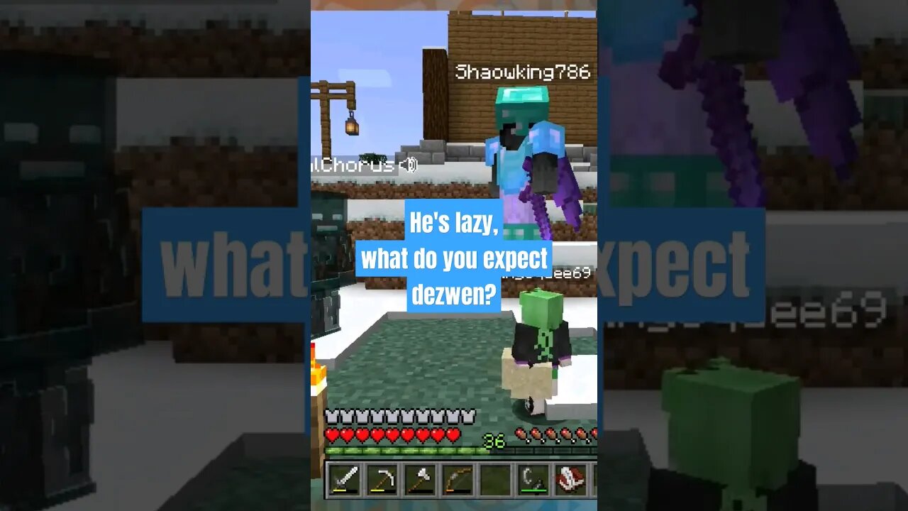 kus lazy #minecraft