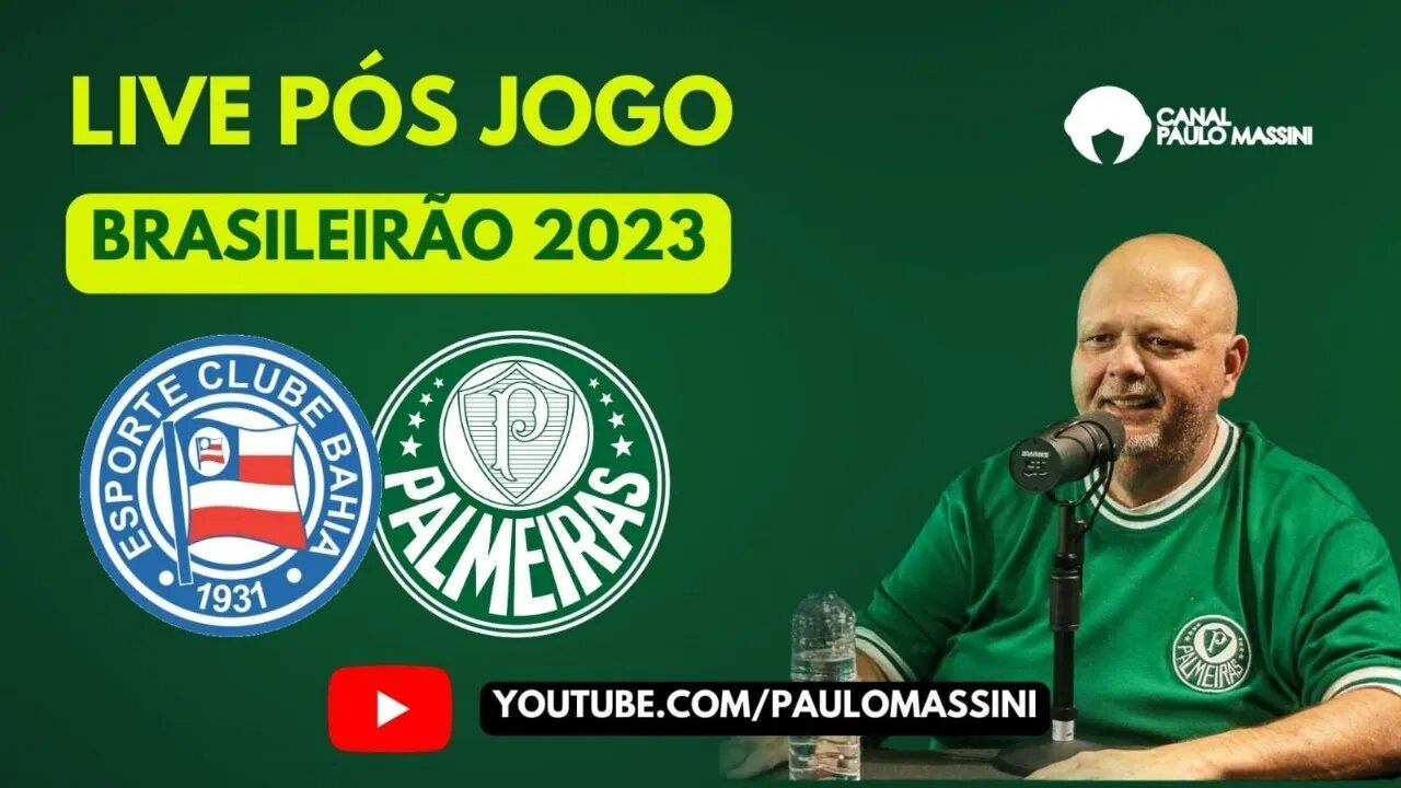 PÓS-JOGO BAHIA 1X0 PALMEIRAS. COLETIVA ABEL FERREIRA AO VIVO.