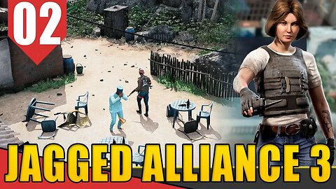 Liberando a PRIMEIRA VILA - Jagged Alliance 3 #02 [Gameplay PT-BR]
