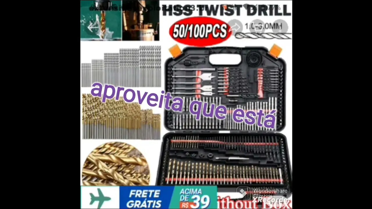 kit de brocas pra quem vai construir