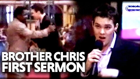 RARE FOOTAGE: Brother Chris First Ever Sermon (Aged 19)!!!