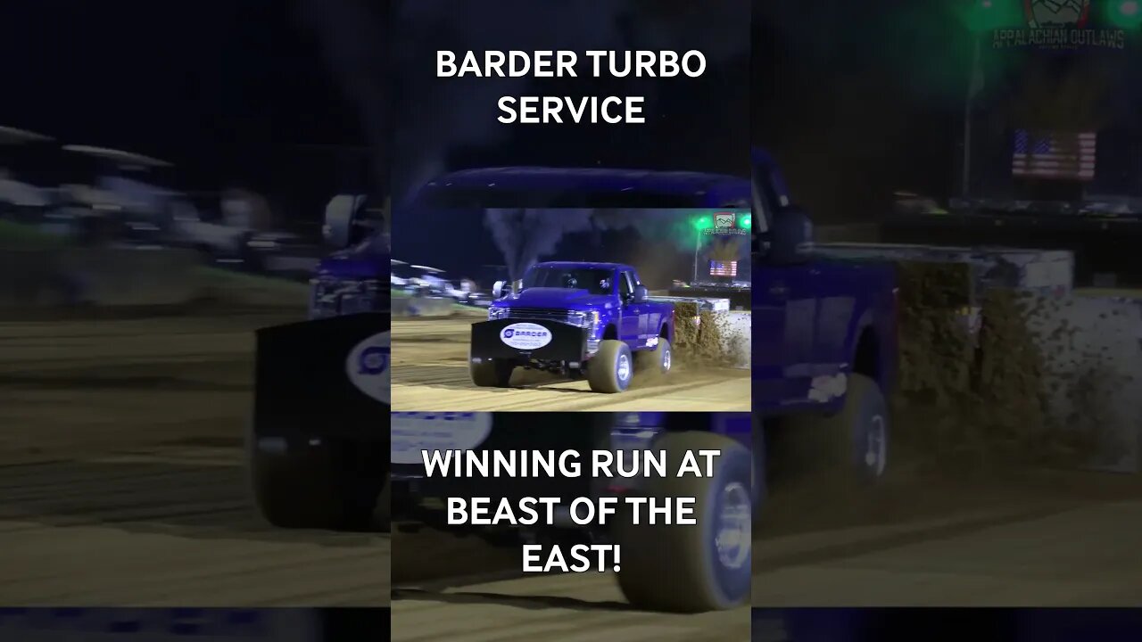 Barder Turbo Service wins the Super Modified class at Beast of the East Truck Pulls! #truckpulls
