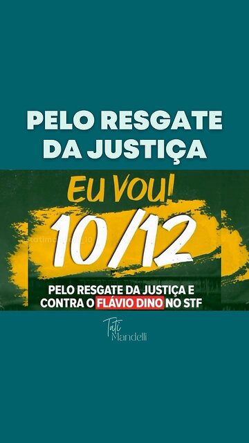 PELO RESGATE DA JUSTIÇA!