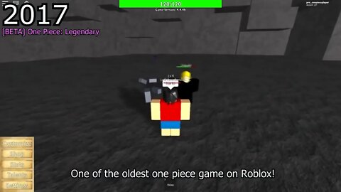 Evolution of Roblox One Piece Games! 2016 2020 8