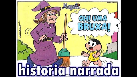 Magali em-Oh! Uma bruxa! | Gibis do Rapha