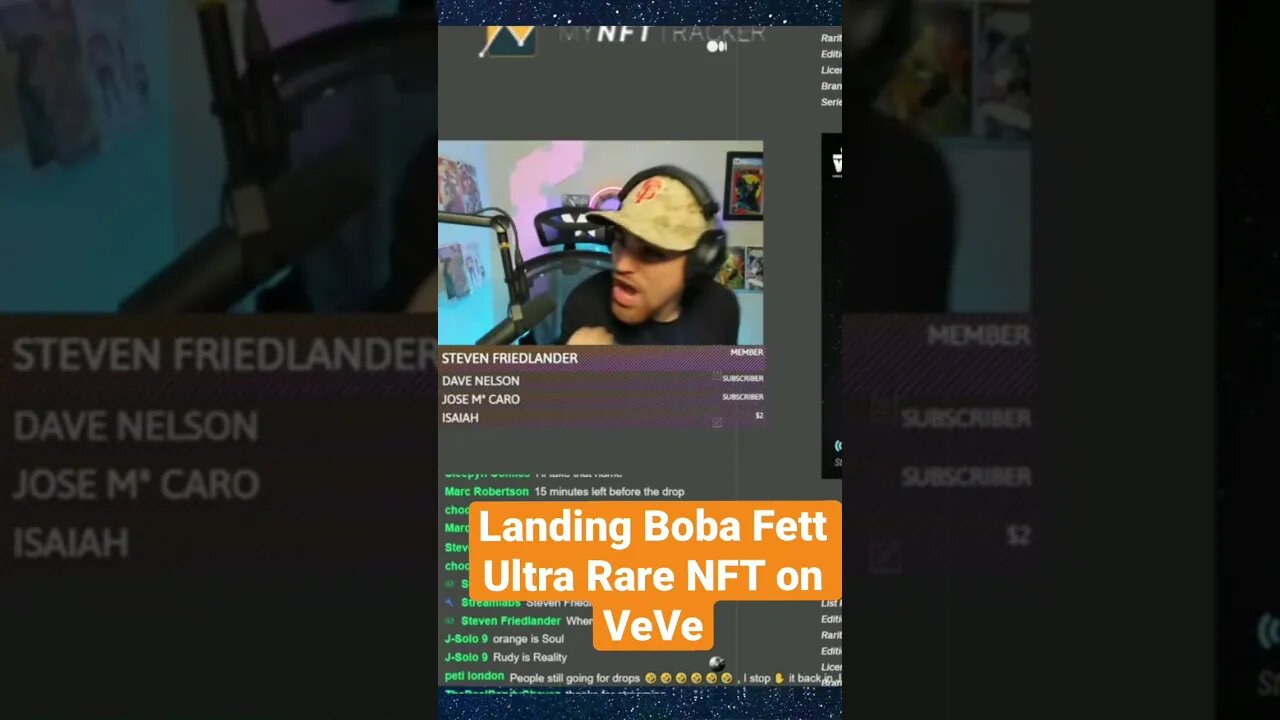 Reacting to Scoring Boba Fett Ultra Rare NFT on the Drop!