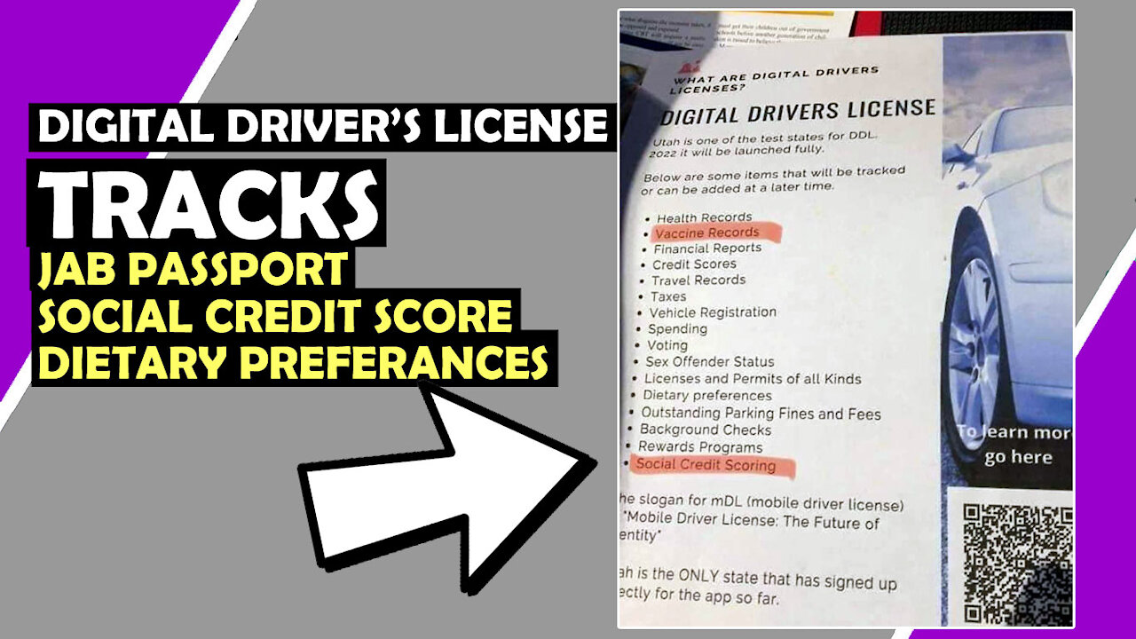 Digital Drivers License TRACKS Jab And Social Credit Score / Hugo Talks #lockdown