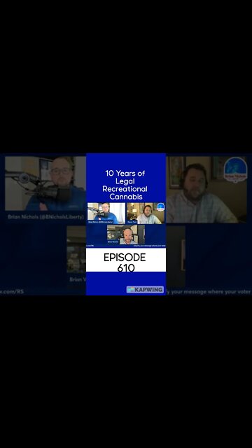 TBNS #shorts - 10 Years of Legal Recreational Cannabis