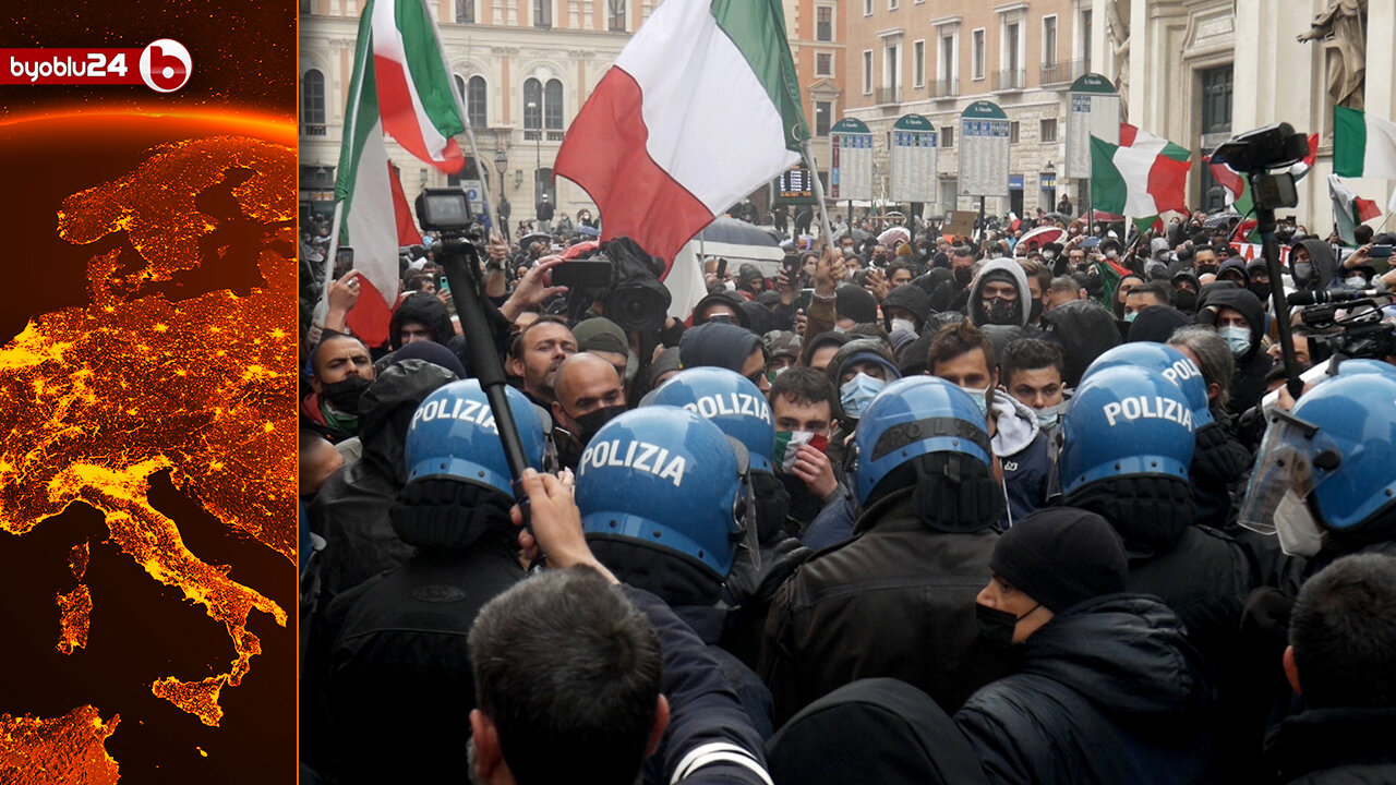 IO APRO ANCORA IN PIAZZA – TENSIONI CON LA POLIZIA