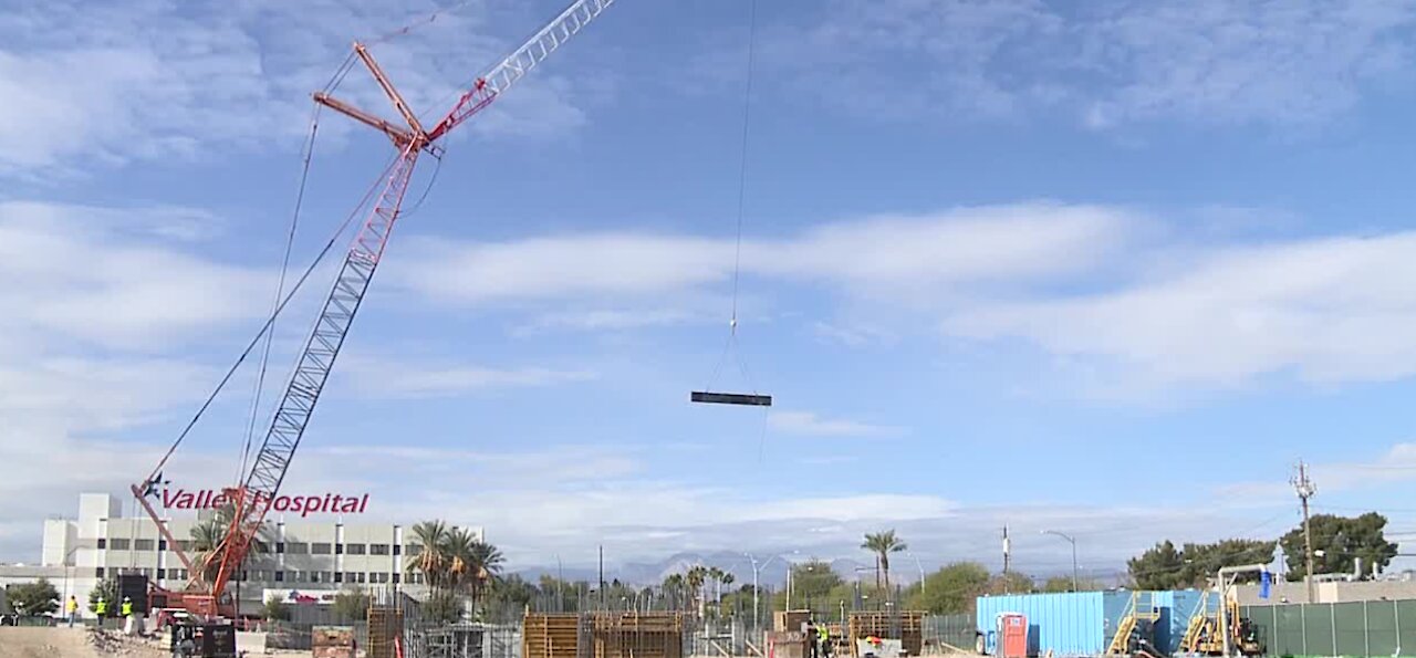 UNLV School of Medicine construction continues on new building