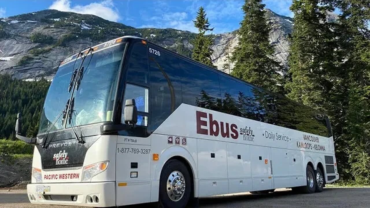 Ebus CRASH: Freezing Rain Hwy97C Kelowna To Merritt | IrnieracingNews