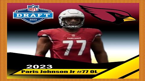 Madden 23 Paris Johnson Jr NFL Draft 23 Creation