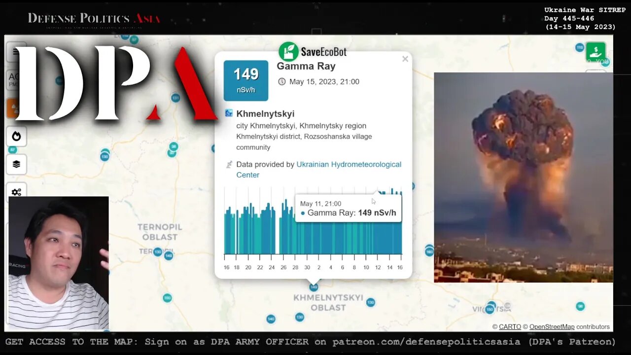 RADIATION FROM KHMELNYTSKYI EXPLOSION? Rumors of depleted Uranium shells destroyed? Factchecked