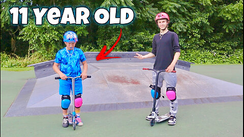 INSANE 11 YEAR OLD SCOOTER KID...