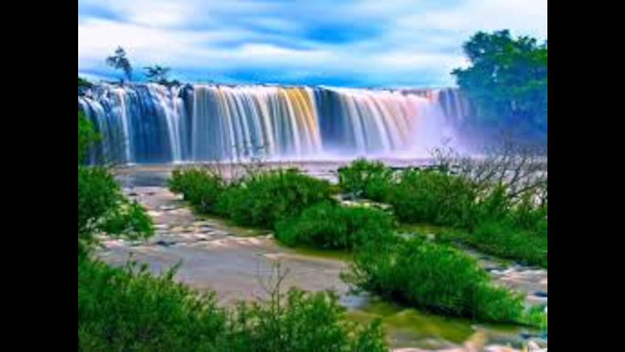 Most Beautiful Waterfalls 🌧️🛶 Nature Beauty