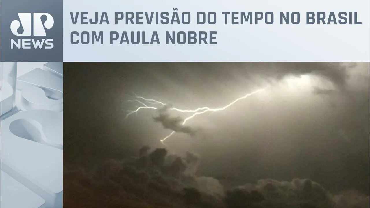 Temporais se espalham pelo Centro-Norte do Brasil