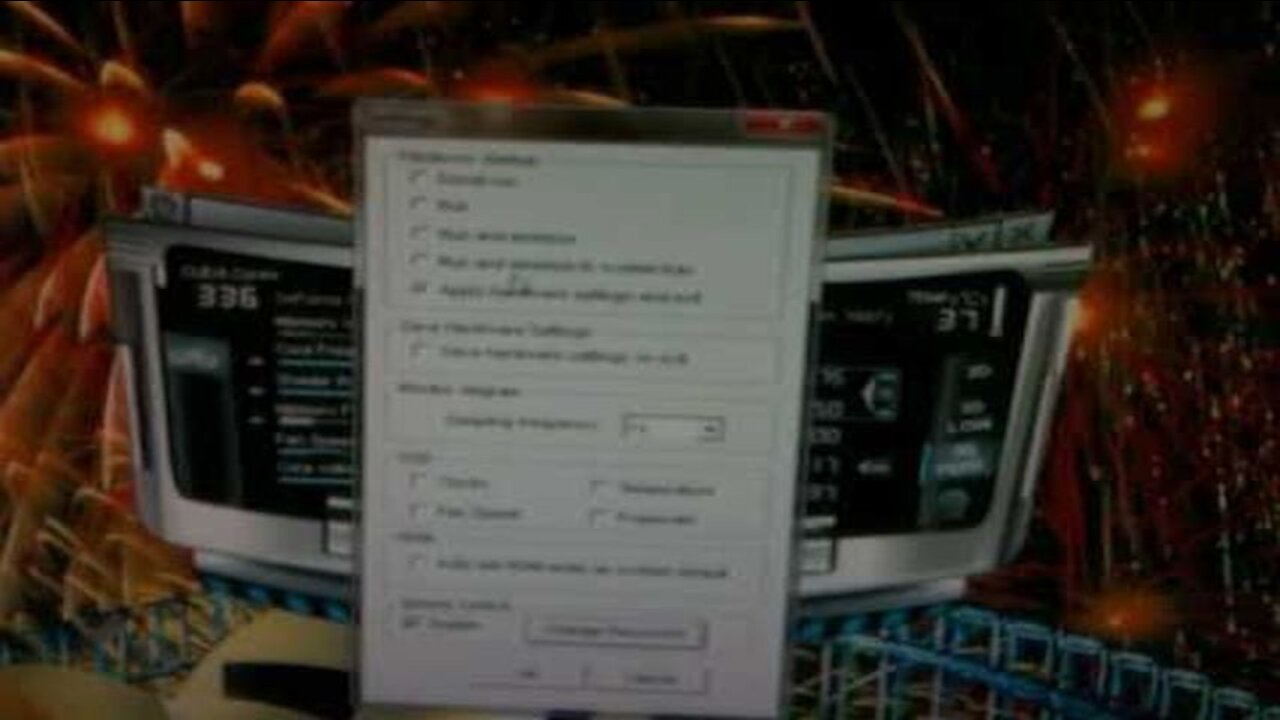 External Galaxy GTX 460 Razor with an ExpressCard PE3A Adapter Power On & Power Off (1 of 2)