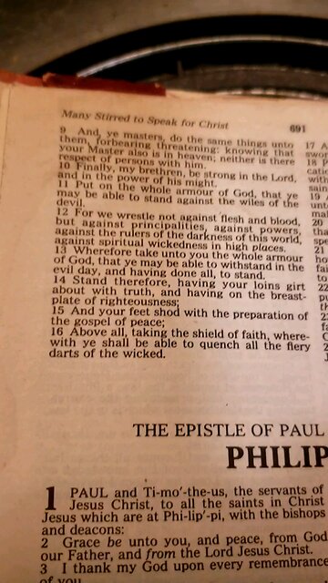 President Trump and a Bible Verse