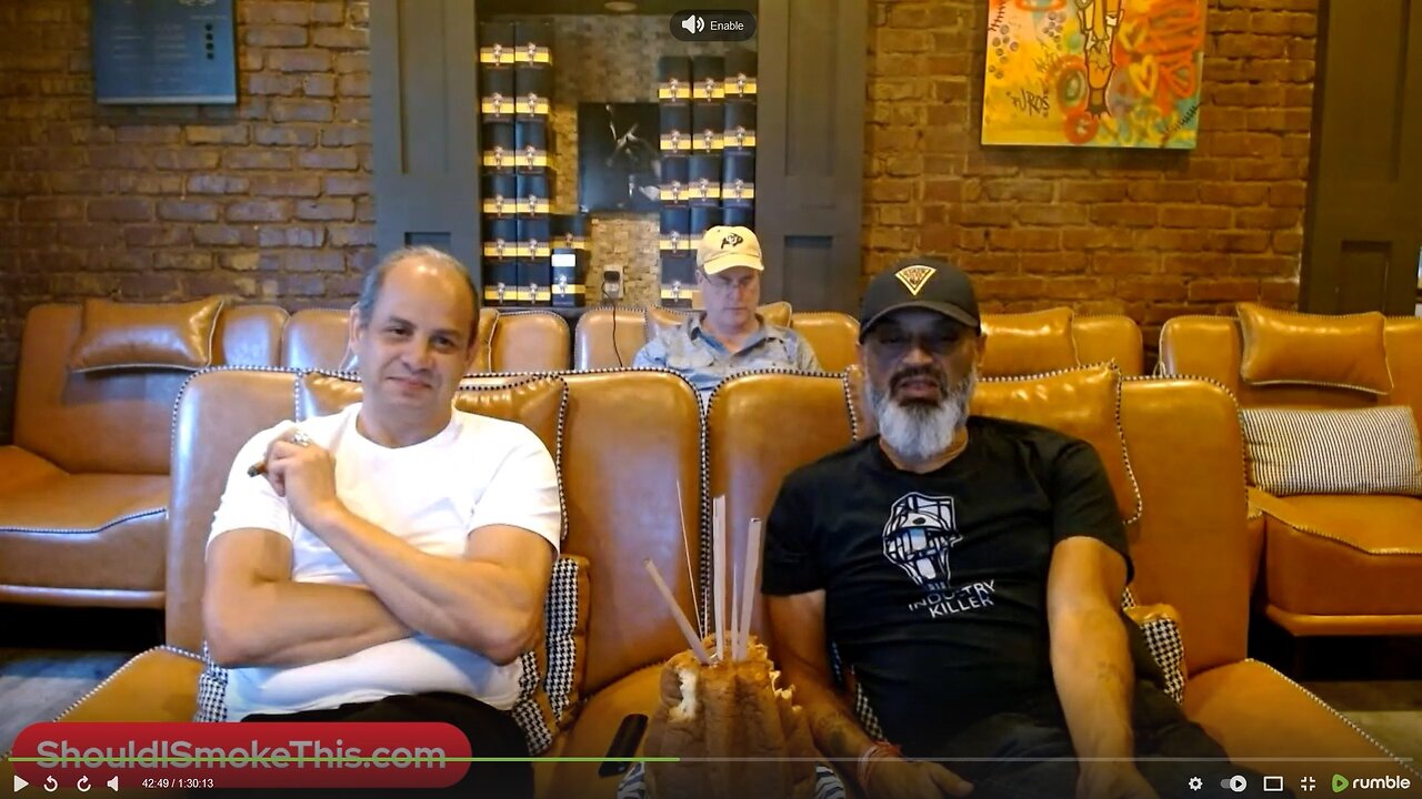 CHICO IS BACK on the Live Stream - GET YOUR CIGAR QUESTIONS IN!!